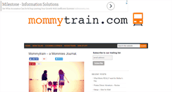 Desktop Screenshot of mommytrain.com